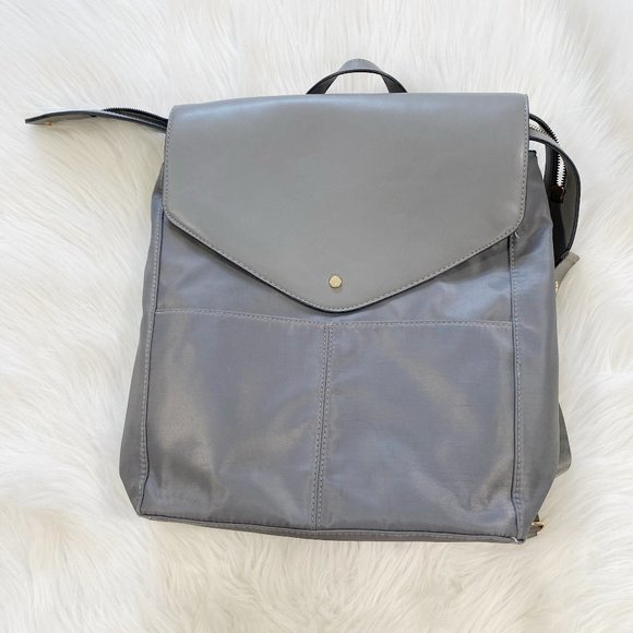 a new day Handbags - A NEW DAY Commuter Flap Gray Backpack